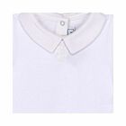 Baby Boy White Onesie, 1, hi-res