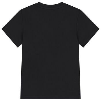 Girls Black Logo T-Shirt