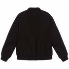 Boys Black Logo Jacket, 1, hi-res