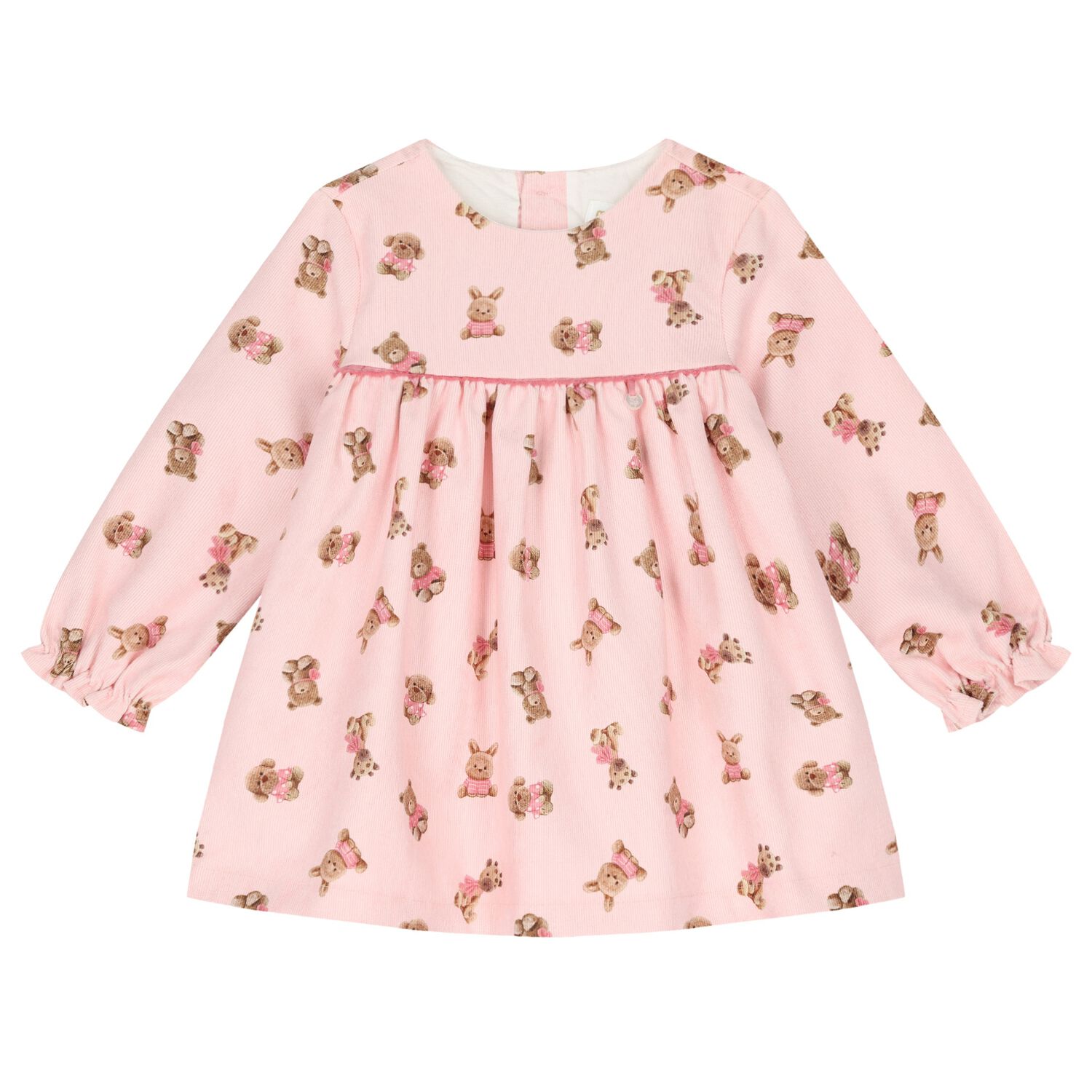 Baby Girls Pink Animals Dress, 1, hi-res image number null
