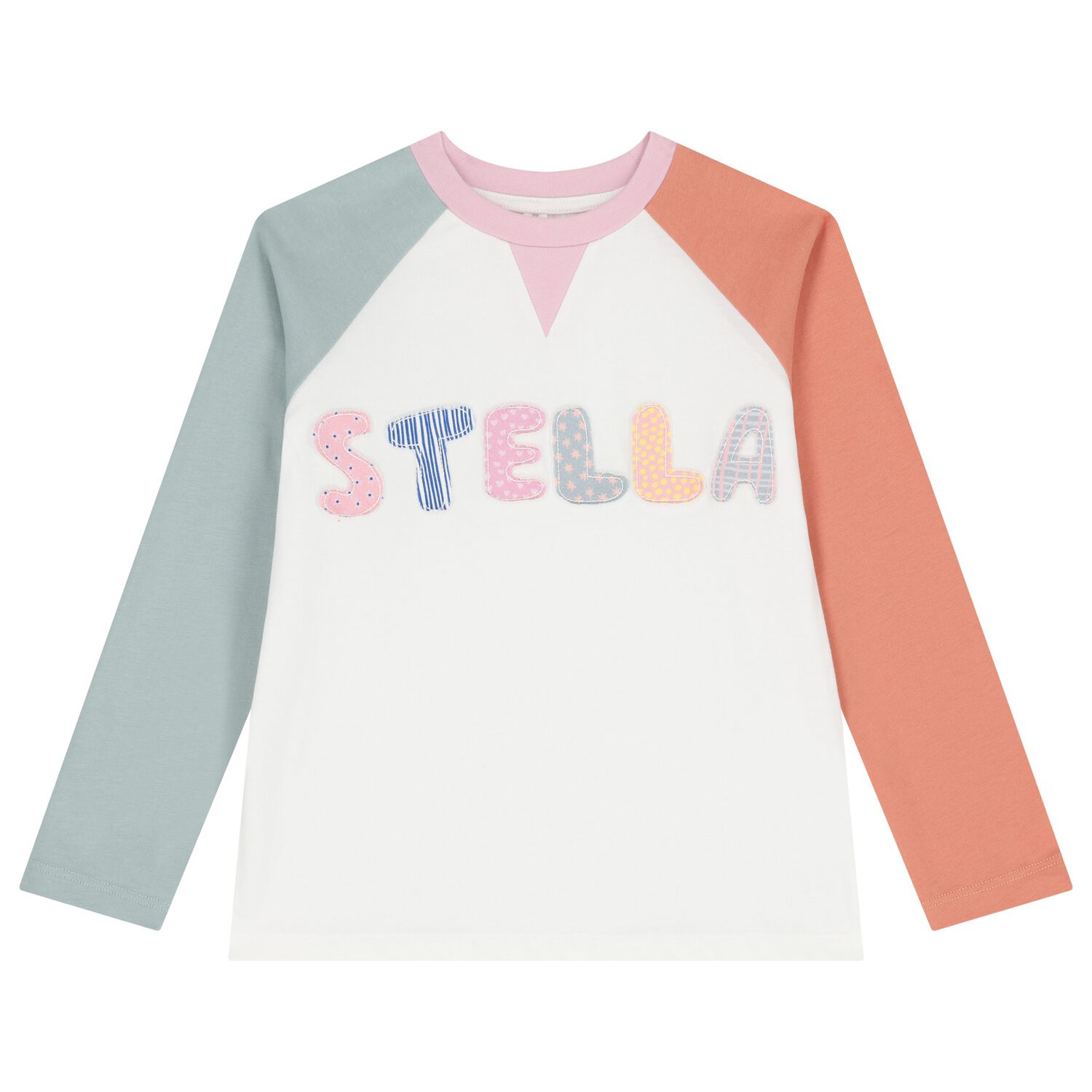Girls White Logo Long Sleeve Top, 1, hi-res image number null
