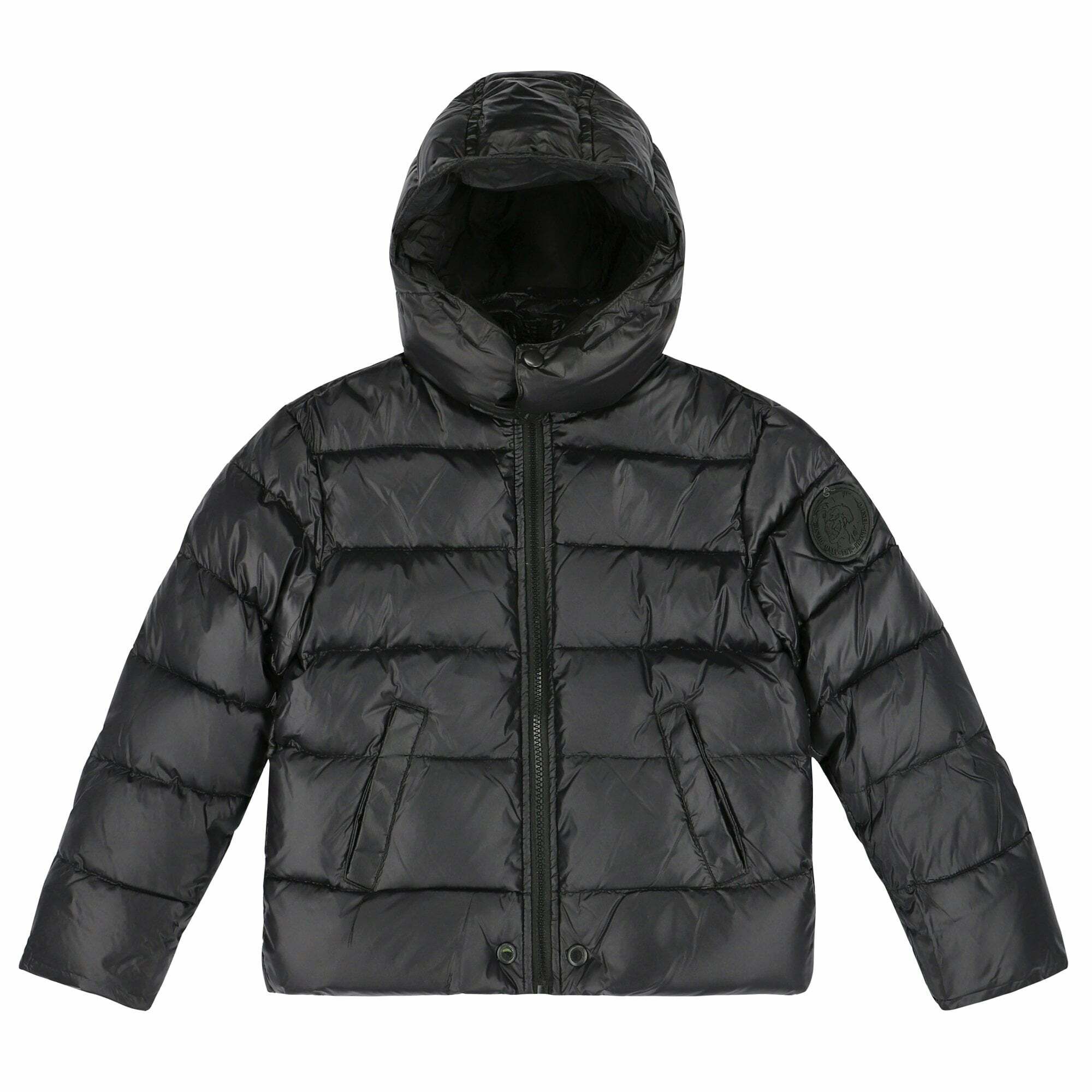 Boys black sale bubble jacket