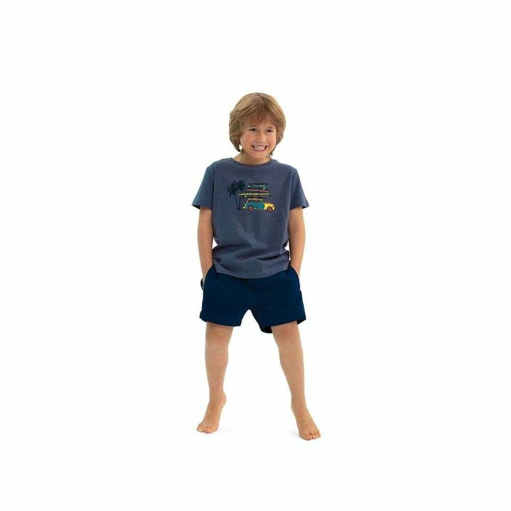 Boys navy tailored shorts clearance