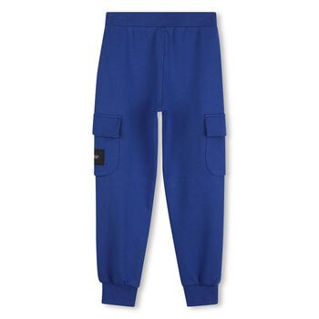 Boys Blue Logo Joggers