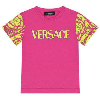Girls Pink Logo T-Shirt