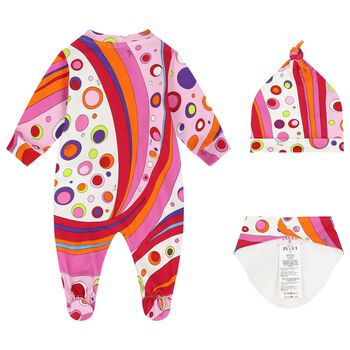 Baby Girls Multi-Coloured Fontane Babygrow Gift Set