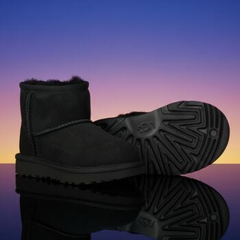 Younger Black Classic Mini II Suede Boots