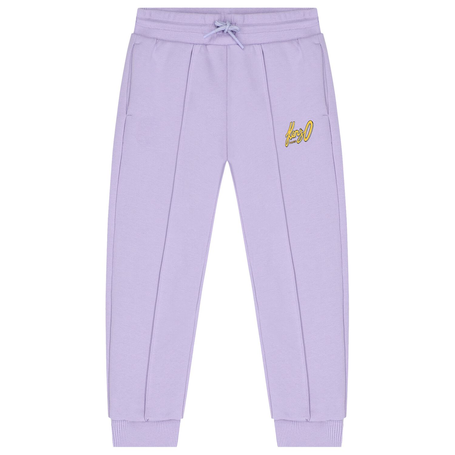 Girls Purple Logo Joggers, 1, hi-res