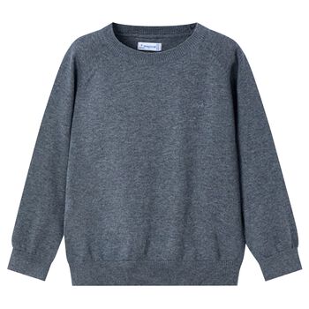 Boys Blue Logo Sweatshirt