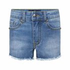 Girls Logo Denim Shorts, 1, hi-res