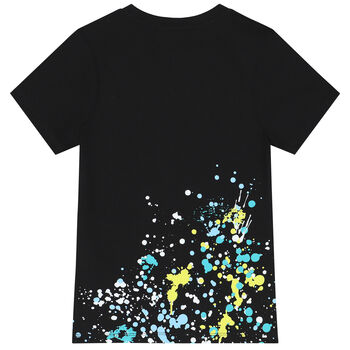 Boys Black Logo T-Shirt