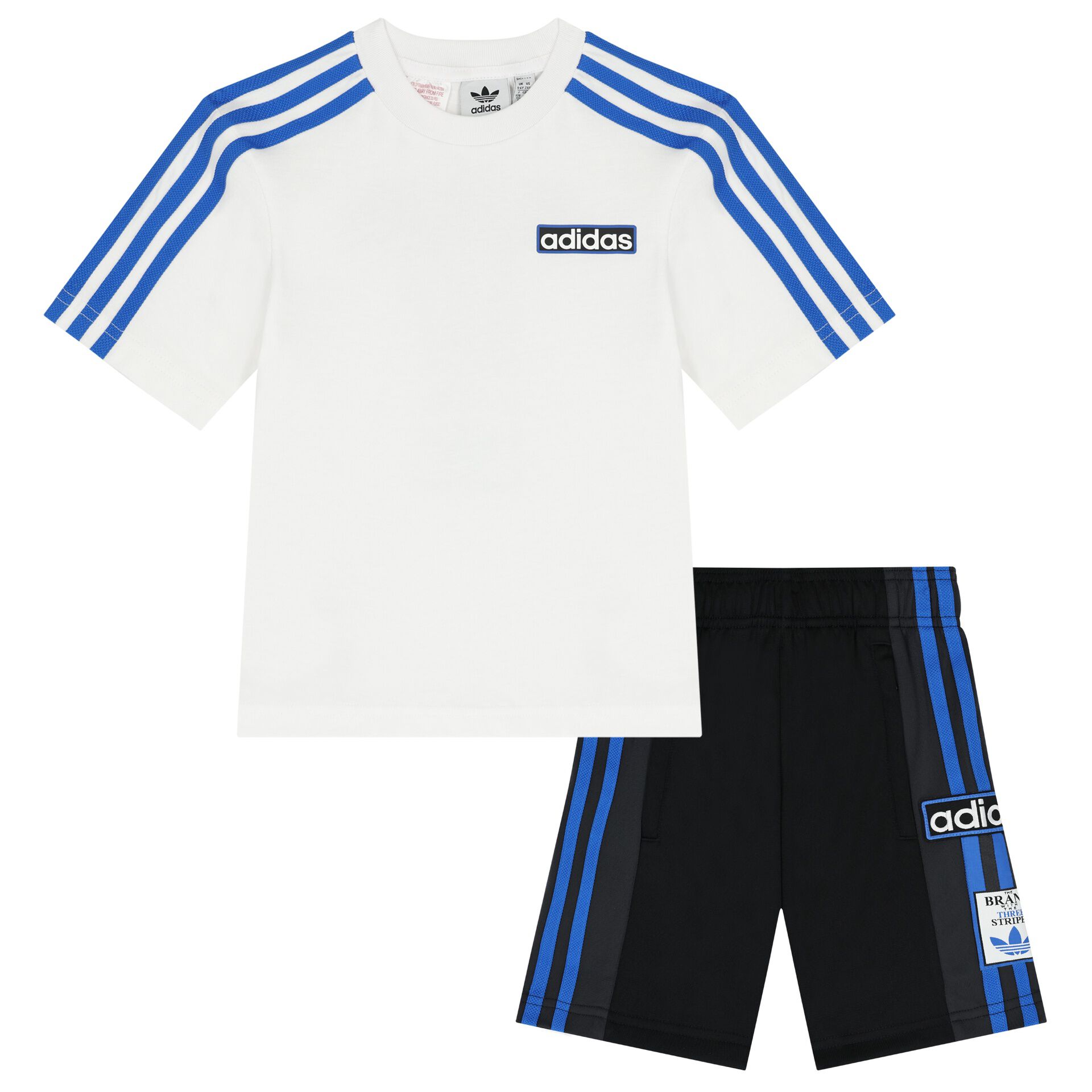Boys white adidas shorts outlet