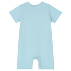 Baby Boys Blue Guitar Romper, 1, hi-res