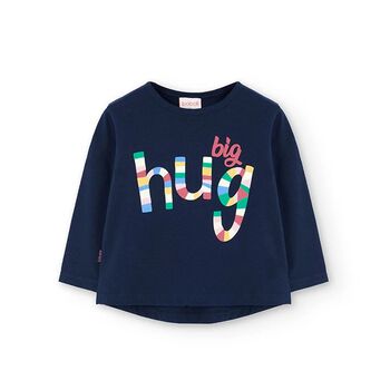 Girls Blue Long Sleeve Top