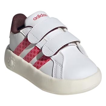 Girls White & Pink Grand Court Bubblecomfy Minnie Trainers