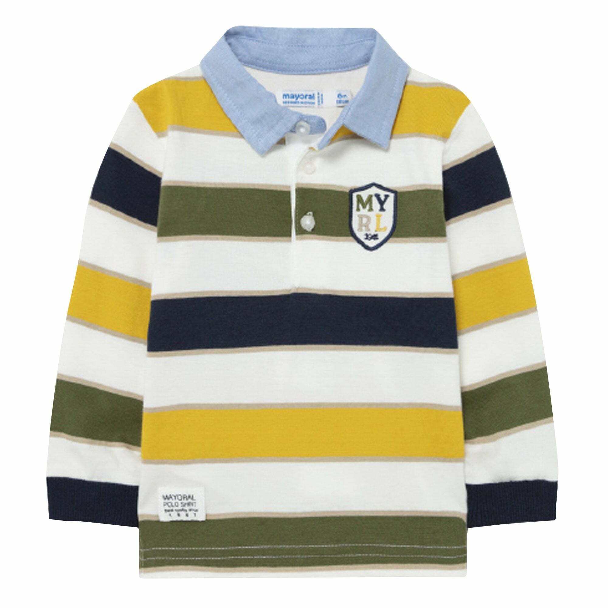 Boys striped polo shirt outlet