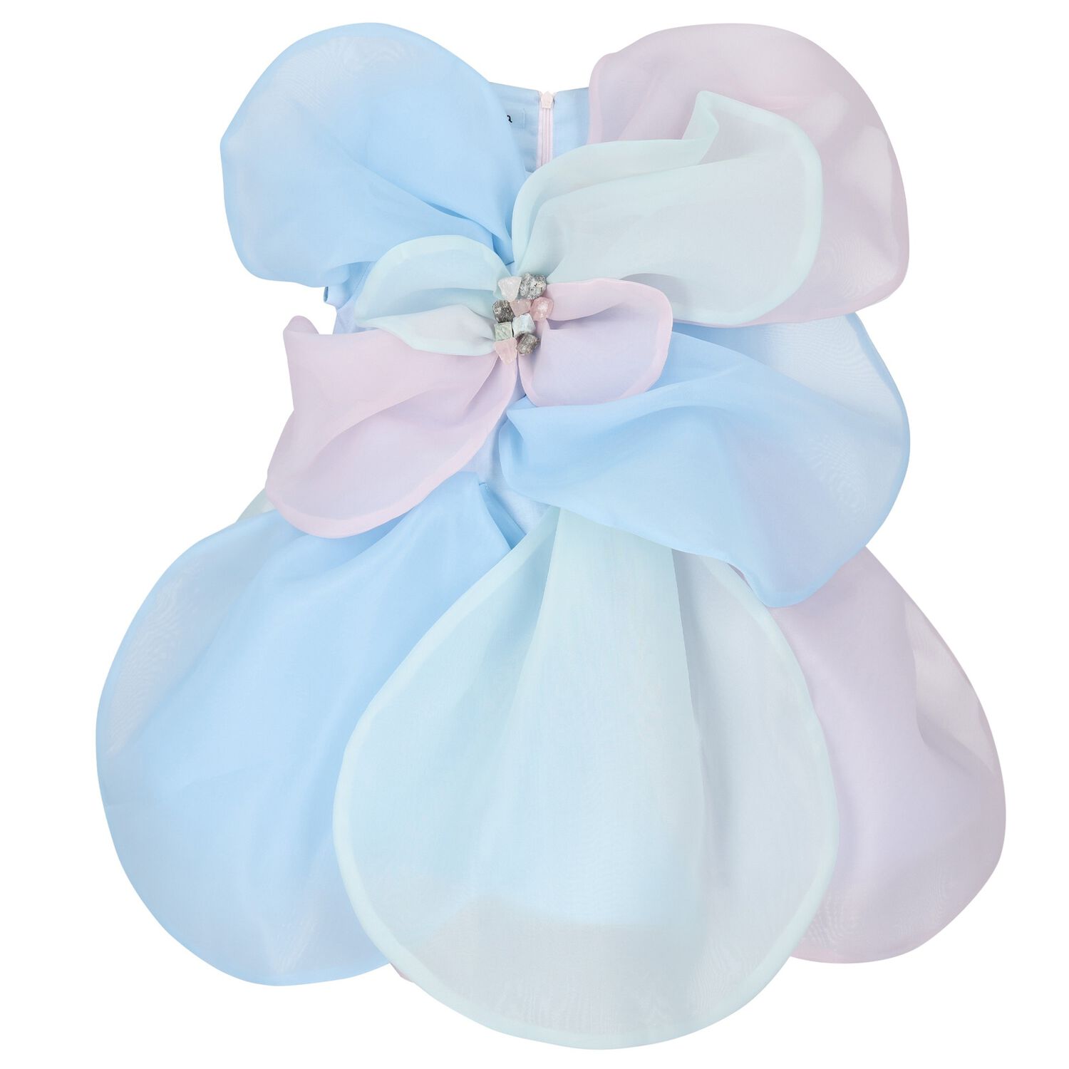 Girls Multi-Coloured Flower Dress, 1, hi-res image number null