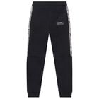 Boys Black Joggers, 2, hi-res