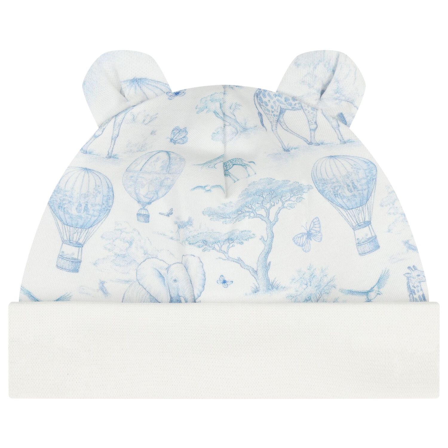 Baby Boys White & Blue Africa Babygrow Gift Set, 1, hi-res