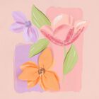 Girls Pink Flower T-Shirt, 1, hi-res