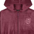 Girls Pink Logo Hooded Zip Up Top, 1, hi-res