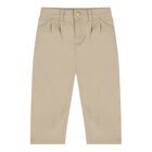 Baby Boys Blue & Beige Trouser Set , 1, hi-res