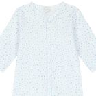White & Blue Stars Babygrow, 1, hi-res