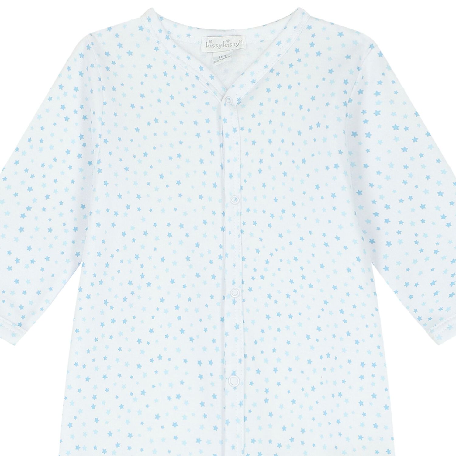 White & Blue Stars Babygrow, 1, hi-res image number null