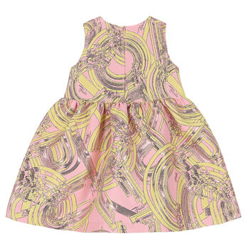 Baby Girls Pink & Yellow Esploso Dress