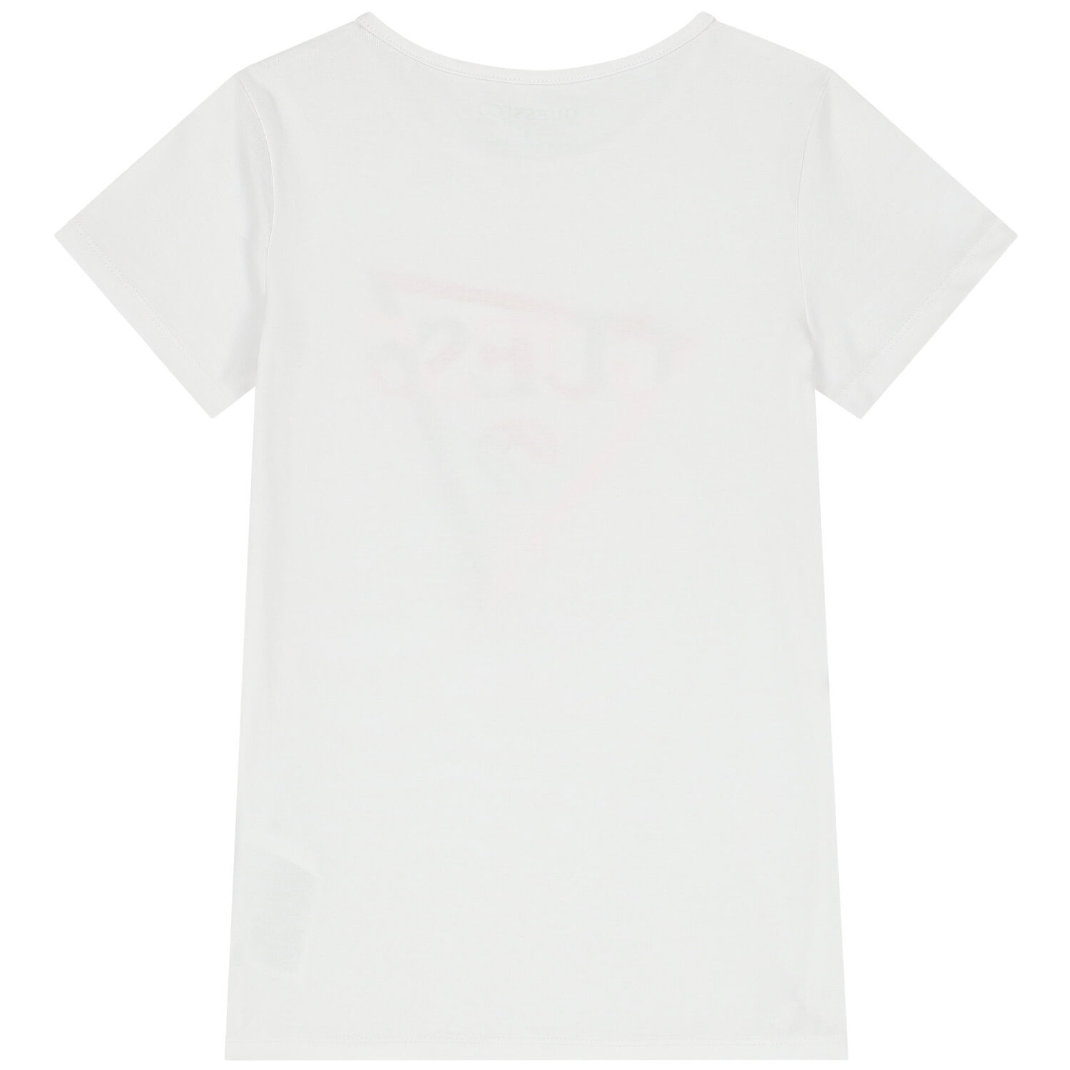 Girls White Embellished Logo T-Shirt, 1, hi-res image number null