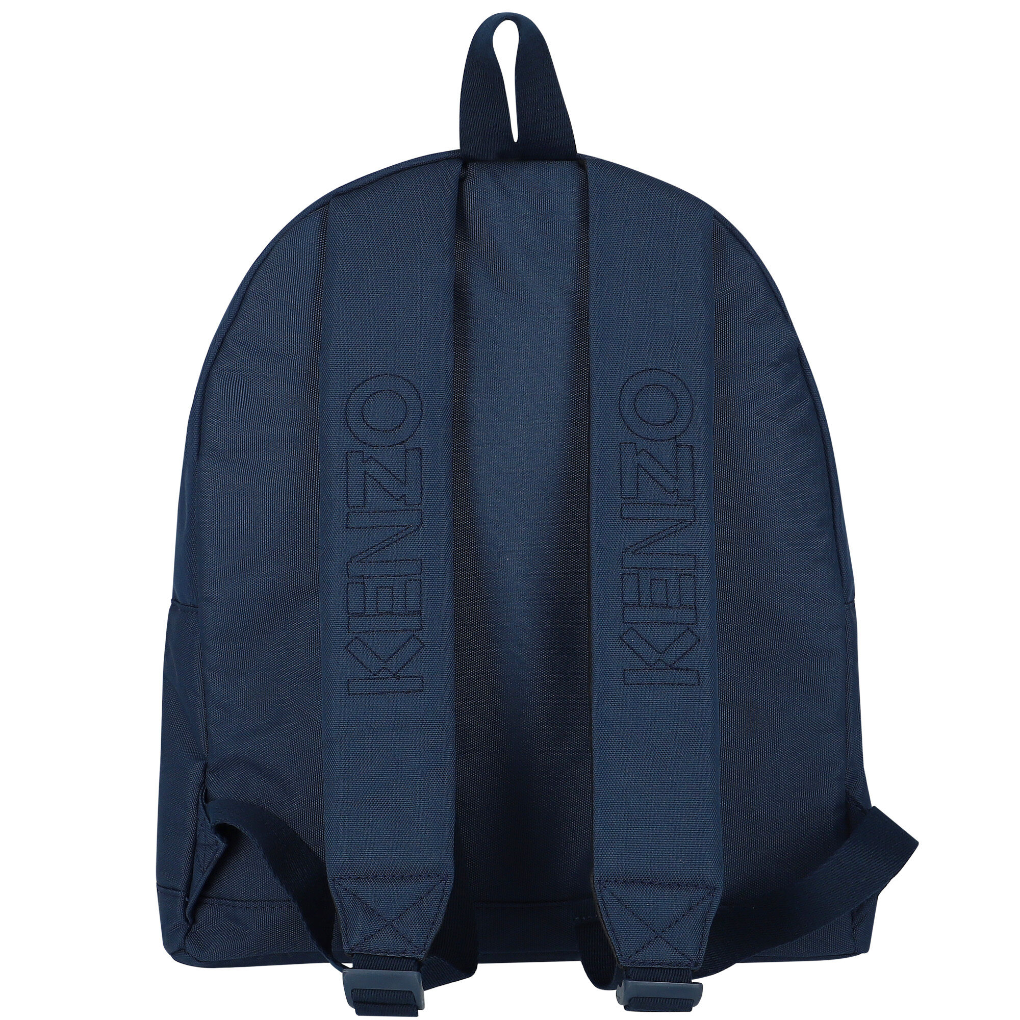 KENZO KIDS Navy Blue Logo Backpack | Junior Couture USA