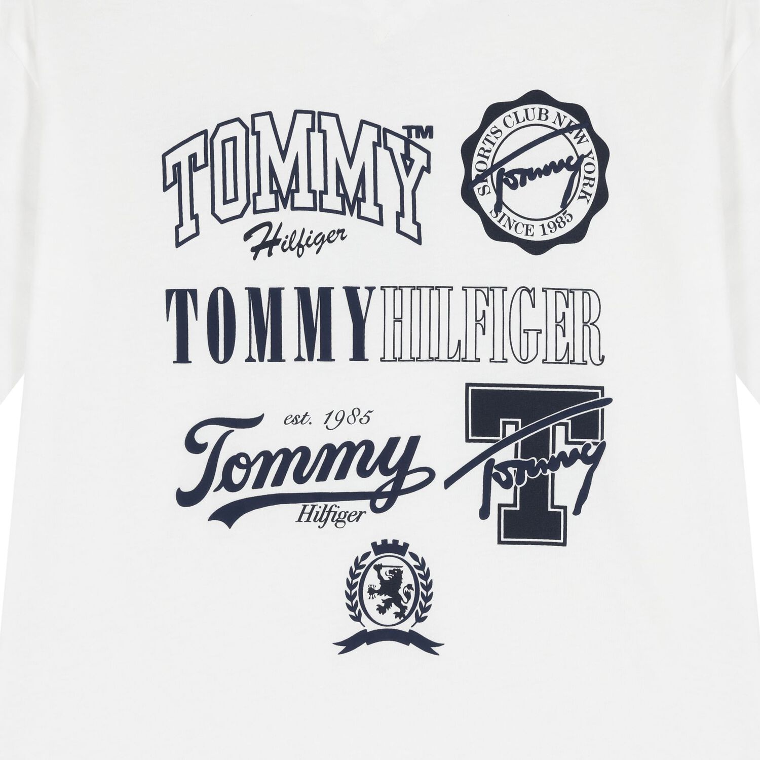 Boys White Logo T-Shirt, 1, hi-res image number null