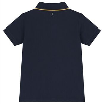 Boys Navy Blue Harry Polo Shirt