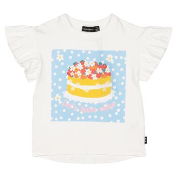 Girls Ivory Cake T-Shirt
