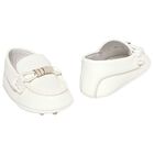 Baby Boys Ivory Suede Pre Walker Moccasins, 3, hi-res
