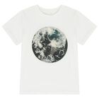 Boys White Logo T-Shirt, 1, hi-res