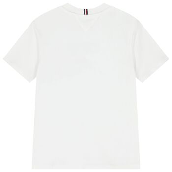 Boys White Logo T-Shirt