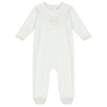 Ivory Logo Babygrow Gift Set