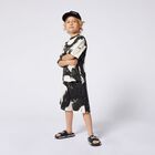 Boys Ivory & Black Shorts, 1, hi-res