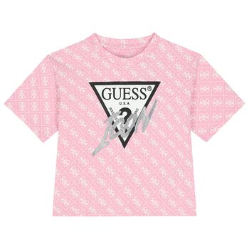 Girls Pink Logo T-Shirt