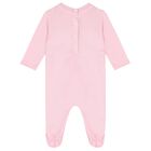Baby Girls White & Pink Logo Babygrow Gift Set, 2, hi-res