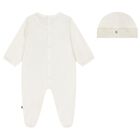 Ivory & Gold Logo Babygrow Gift Set, 1, hi-res