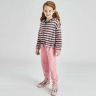 Girls Pink & Grey 3-Piece Tracksuit, 1, hi-res