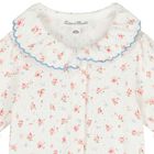 Baby Girls Ivory Floral Babygrow, 1, hi-res
