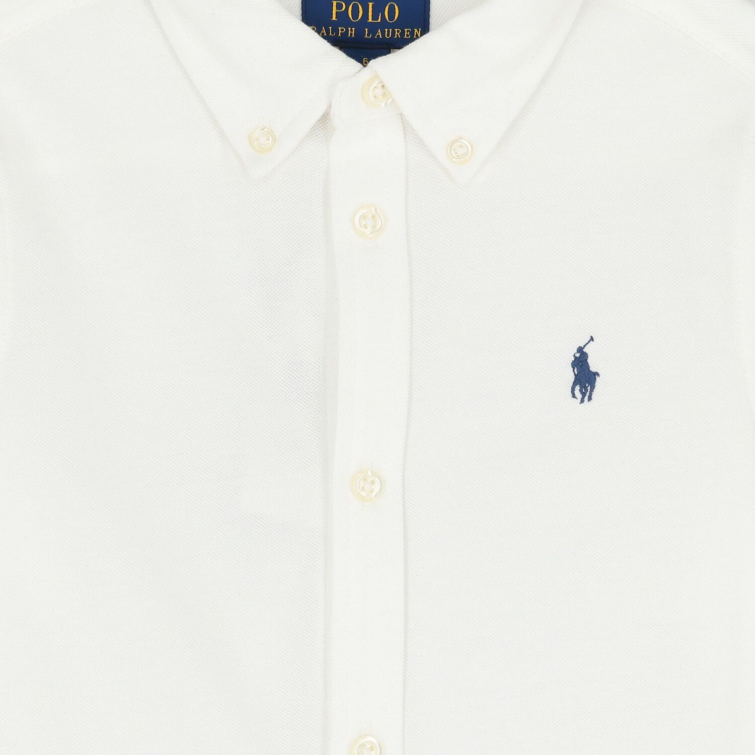 Boys White Logo Shirt, 1, hi-res