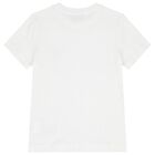 White Teddy Bear Logo T-Shirt, 1, hi-res