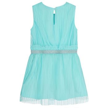 Girls Turquoise Tulle Dress