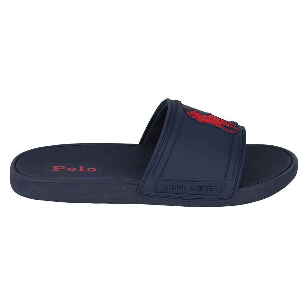 ralph lauren sliders navy