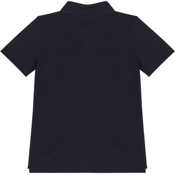 Boys Navy Logo Polo Shirt