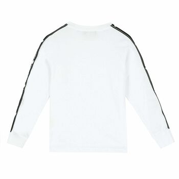 Boys White Long Sleeve Top